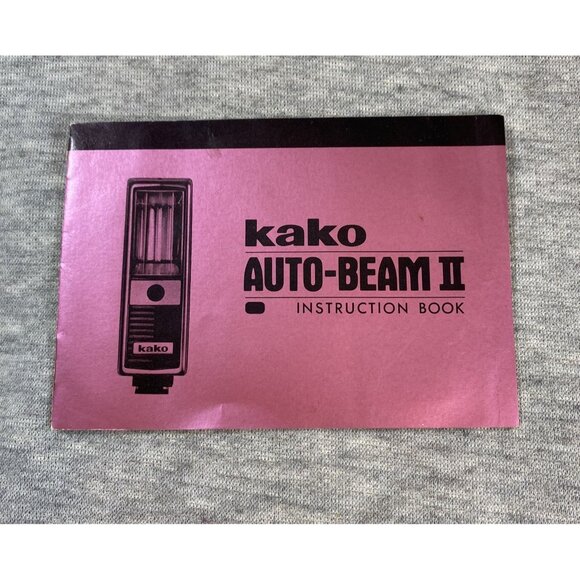 Kako Auto-Beam II Instruction Book Paperback - Picture 1 of 8